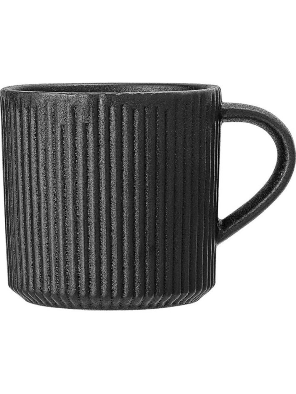 Bloomingville Neri Mug, Black, Stoneware SET of 2